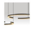 Greamy Integrated LED Pendant Ceiling Light Sandy Black Triac Dimmable LED 49W 3668lm 3000K-5