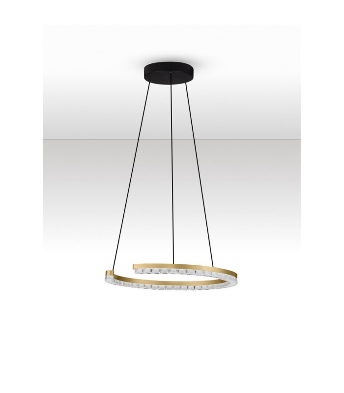 Greamy Integrated LED Pendant Ceiling Light Gold Triac Dimmable LED 21W 1365lm 3000K-3