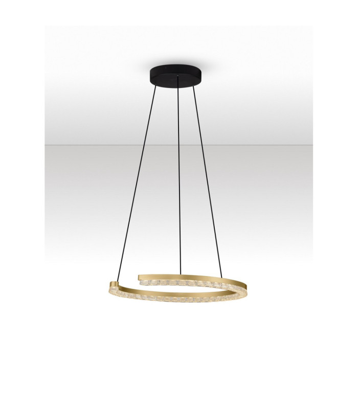 Greamy Integrated LED Pendant Ceiling Light Gold Triac Dimmable LED 21W 1365lm 3000K-4