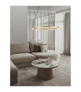Greamy Integrated LED Pendant Ceiling Light Gold Triac Dimmable LED 30W 1950lm 3000K-2