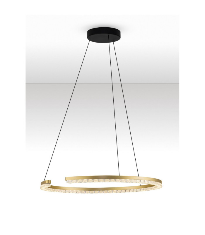 Greamy Integrated LED Pendant Ceiling Light Gold Triac Dimmable LED 30W 1950lm 3000K-4