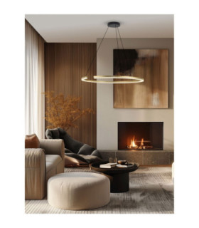 Greamy Integrated LED Pendant Ceiling Light Gold Triac Dimmable LED 43W 2795lm 3000K-2