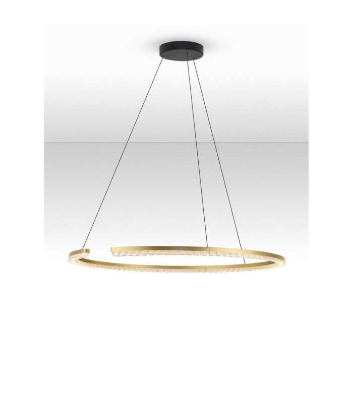 Greamy Integrated LED Pendant Ceiling Light Gold Triac Dimmable LED 43W 2795lm 3000K-4
