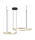 Greamy Integrated LED Pendant Ceiling Light Gold Triac Dimmable LED 49W 3668lm 3000K-1