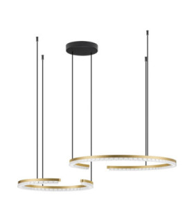 Greamy Integrated LED Pendant Ceiling Light Gold Triac Dimmable LED 49W 3668lm 3000K-1