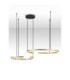 Greamy Integrated LED Pendant Ceiling Light Gold Triac Dimmable LED 49W 3668lm 3000K-3