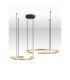 Greamy Integrated LED Pendant Ceiling Light Gold Triac Dimmable LED 49W 3668lm 3000K-4