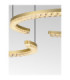 Greamy Integrated LED Pendant Ceiling Light Gold Triac Dimmable LED 49W 3668lm 3000K-5