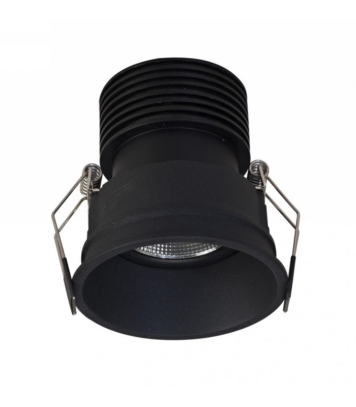 LED Recessed Tiltable Downlight, Black, 40 deg. Beam Angle, 760lm, 3000K, IP20, DRIVER NOT INC. - 6