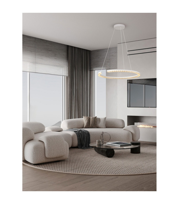 Greamy Integrated LED Pendant Ceiling Light Sandy White Triac Dimmable LED 30W 1950lm 3000K-2