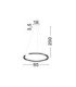 Greamy Integrated LED Pendant Ceiling Light Sandy White Triac Dimmable LED 30W 1950lm 3000K-6