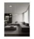 Greamy Integrated LED Pendant Ceiling Light Sandy White Triac Dimmable LED 49W 3668lm 3000K-2