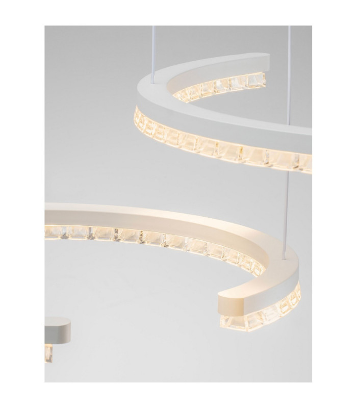 Greamy Integrated LED Pendant Ceiling Light Sandy White Triac Dimmable LED 49W 3668lm 3000K-5