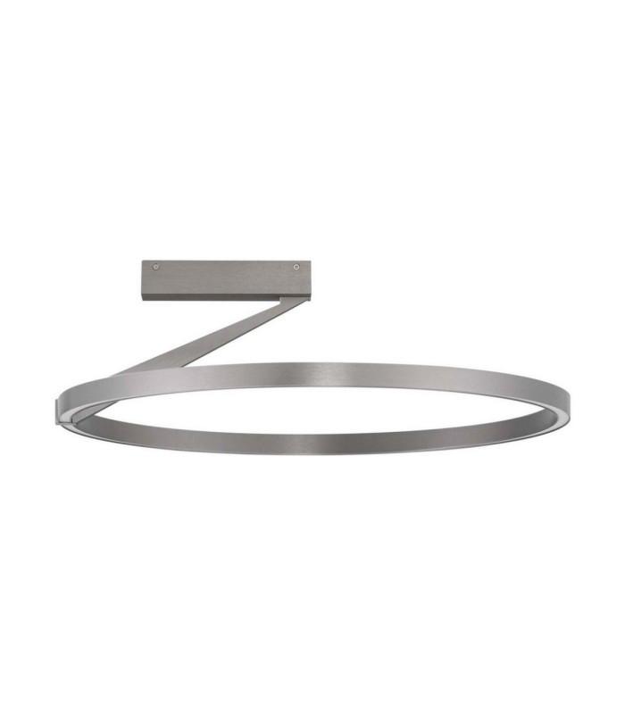 Tilia Integrated LED Semi Flush Ceiling Light Foggy Nickel Triac Dimmable LED 38W 2242lm 2700-3000-4000K CCT-1