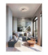 Tilia Integrated LED Semi Flush Ceiling Light Foggy Nickel Triac Dimmable LED 38W 2242lm 2700-3000-4000K CCT-2