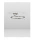 Tilia Integrated LED Semi Flush Ceiling Light Foggy Nickel Triac Dimmable LED 38W 2242lm 2700-3000-4000K CCT-3