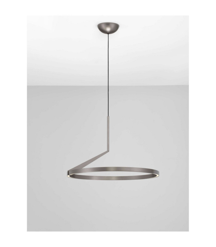Tilia Integrated LED Pendant Ceiling Light Foggy Nickel Triac Dimmable LED 31W 1829lm 2700-3000-4000K CCT-4