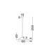 Tilia Integrated LED Pendant Ceiling Light Foggy Nickel Triac Dimmable LED 31W 1829lm 2700-3000-4000K CCT-7