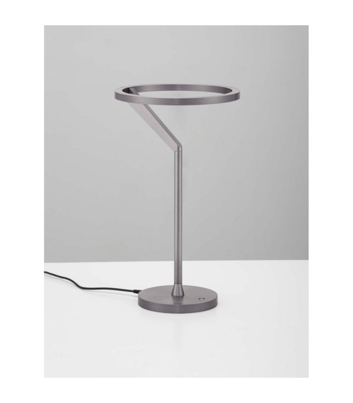 Tilia Integrated LED Table Lamp Foggy Nickel Touch Dimmable LED 16W 612lm 3000K-3