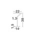 Tilia Integrated LED Table Lamp Foggy Nickel Touch Dimmable LED 16W 612lm 3000K-6