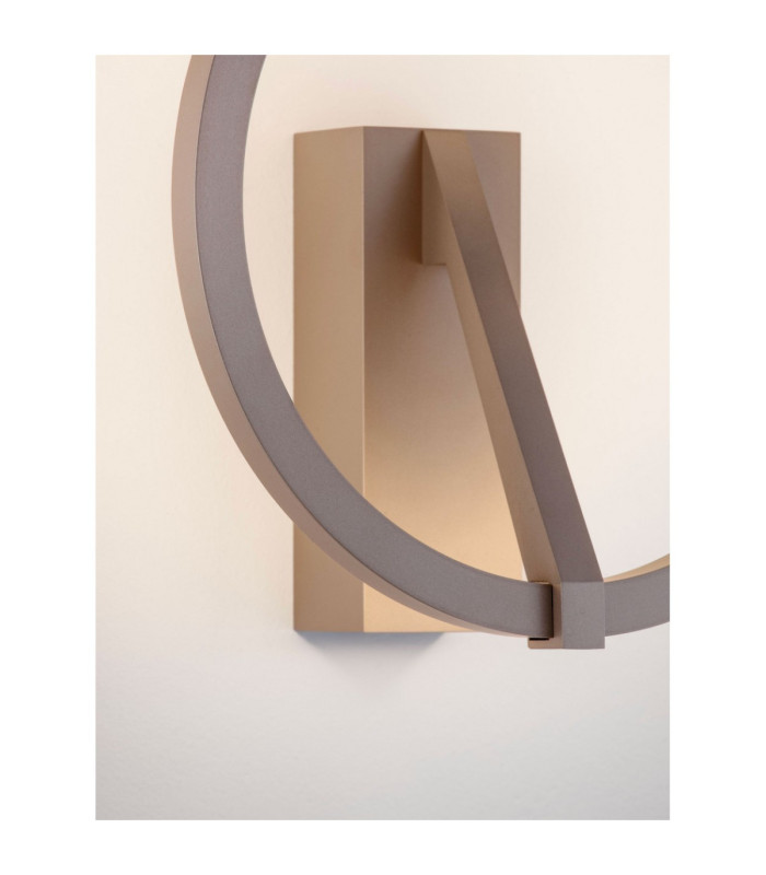 Tilia Integrated LED Wall Lamp Champagne Gold LED 10W 457lm 2700-3000-4000K CCT Dip Switch-6