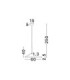 Tilia Integrated LED Pendant Ceiling Light Champagne Gold Triac Dimmable LED 31W 1829lm 2700-3000-4000K CCT-6