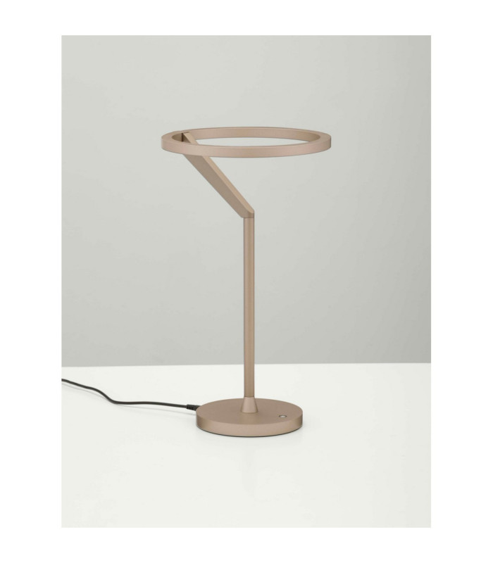 Tilia Integrated LED Table Lamp Champagne Gold Touch Dimmable LED 16W 612lm 3000K-3
