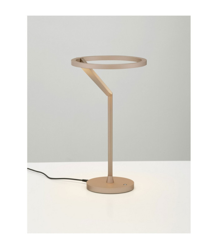 Tilia Integrated LED Table Lamp Champagne Gold Touch Dimmable LED 16W 612lm 3000K-4
