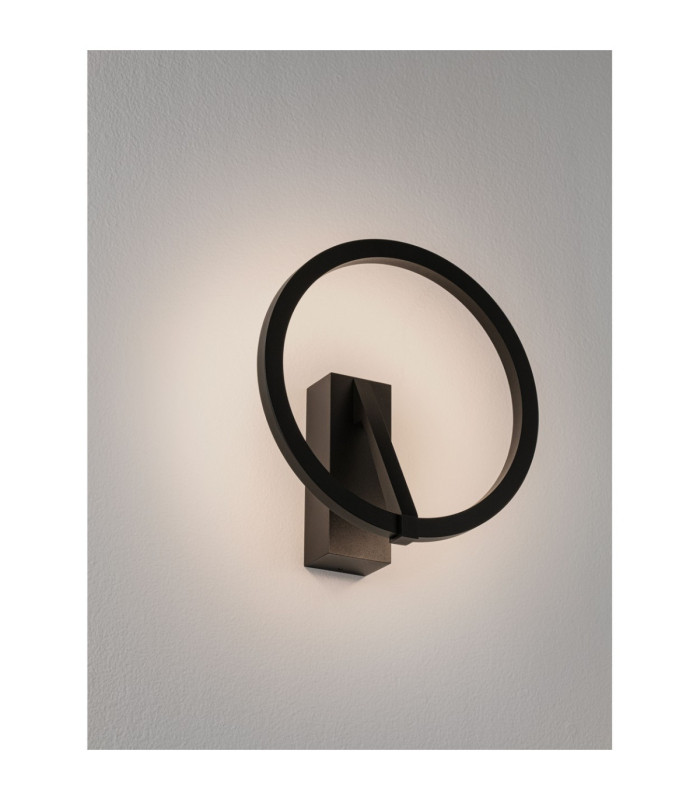 Tilia Integrated LED Wall Lamp Sandy Black LED 10W 457lm 2700-3000-4000K CCT Dip Switch-5