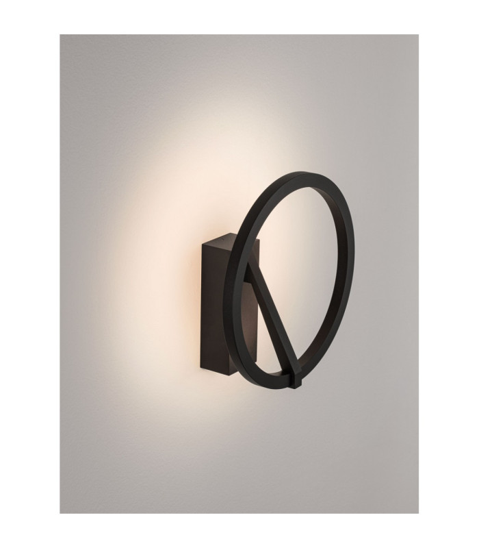 Tilia Integrated LED Wall Lamp Sandy Black LED 10W 457lm 2700-3000-4000K CCT Dip Switch-6