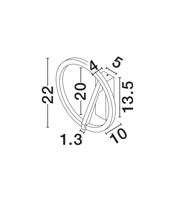 Tilia Integrated LED Wall Lamp Sandy Black LED 10W 457lm 2700-3000-4000K CCT Dip Switch-7