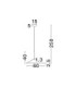 Tilia Integrated LED Pendant Ceiling Light Sandy Black Triac Dimmable LED 31W 1829lm 2700-3000-4000K CCT Dip Switch-8