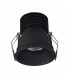 LED Recessed Tiltable Downlight, Black, 60 deg. Beam Angle, 760lm, 3000K, IP20, DRIVER NOT INC. - 4