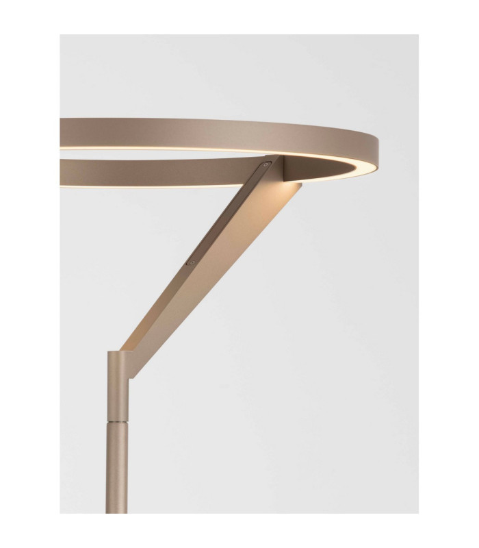 Tilia LED Integrated Floor Lamp Champagne Gold Touch Dimmable LED 26W 1149lm 3000K-6
