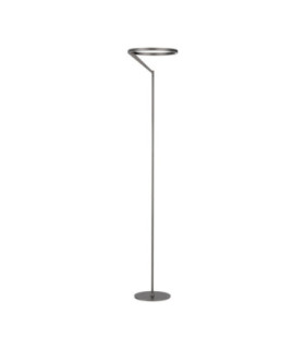 Tilia LED Integrated Floor Lamp Foggy Nickel Touch Dimmable LED 26W 1149lm 3000K-1