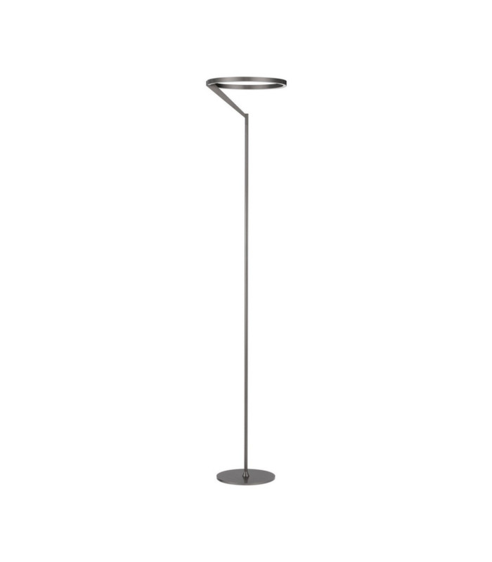 Tilia LED Integrated Floor Lamp Foggy Nickel Touch Dimmable LED 26W 1149lm 3000K-1