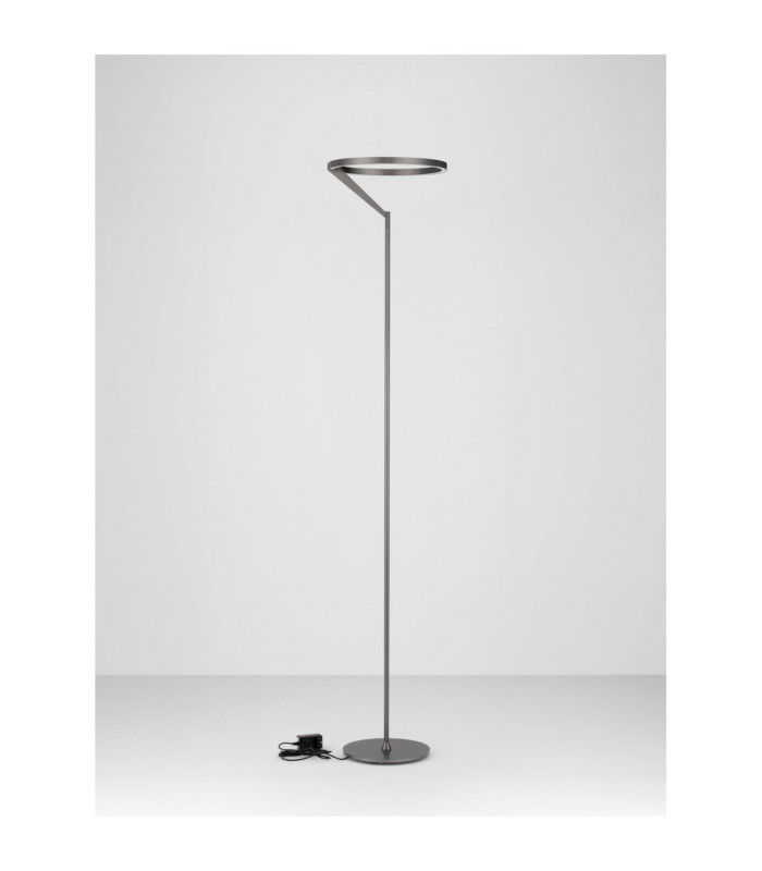 Tilia LED Integrated Floor Lamp Foggy Nickel Touch Dimmable LED 26W 1149lm 3000K-3