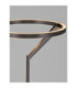 Tilia LED Integrated Floor Lamp Foggy Nickel Touch Dimmable LED 26W 1149lm 3000K-5