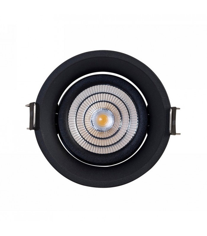 LED Recessed Tiltable Downlight, Black, 60 deg. Beam Angle, 760lm, 3000K, IP20, DRIVER NOT INC. - 5