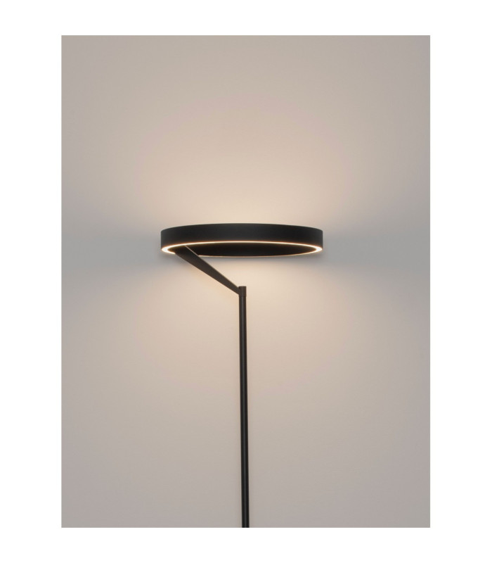 Adaliz LED Integrated Floor Lamp Sandy Black Dimmable LED 38W 1623lm 3000K-6