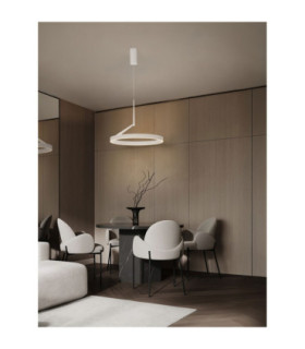 Adaliz Integrated LED Pendant Ceiling Light Sandy White Triac Dimmable LED 59W 2663lm 2700-3000-4000K CCT-2