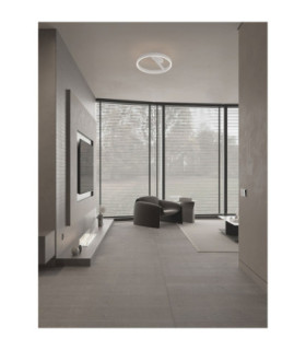 Adaliz Integrated LED Semi Flush Ceiling Light Sandy White Triac Dimmable LED 47W 2062lm 2700-3000-4000K CCT-2
