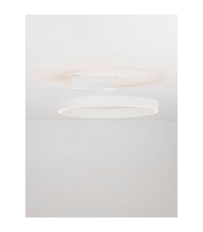 Adaliz Integrated LED Semi Flush Ceiling Light Sandy White Triac Dimmable LED 47W 2062lm 2700-3000-4000K CCT-4