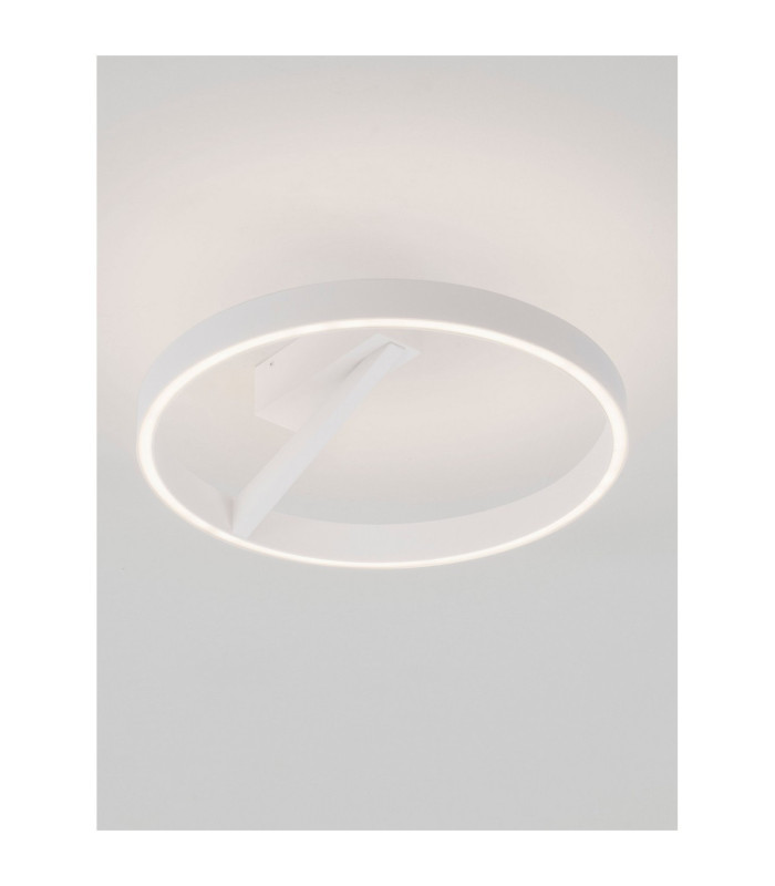Adaliz Integrated LED Semi Flush Ceiling Light Sandy White Triac Dimmable LED 47W 2062lm 2700-3000-4000K CCT-5