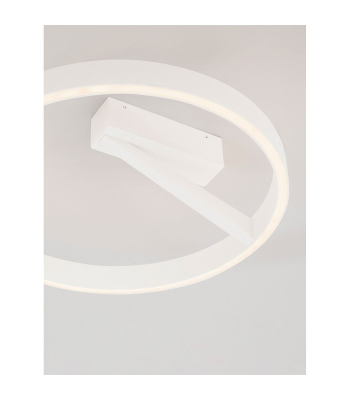 Adaliz Integrated LED Semi Flush Ceiling Light Sandy White Triac Dimmable LED 47W 2062lm 2700-3000-4000K CCT-6