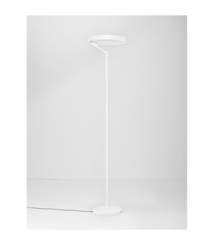 Adaliz LED Integrated Floor Lamp Sandy White Dimmable LED 38W 1623lm 3000K-4