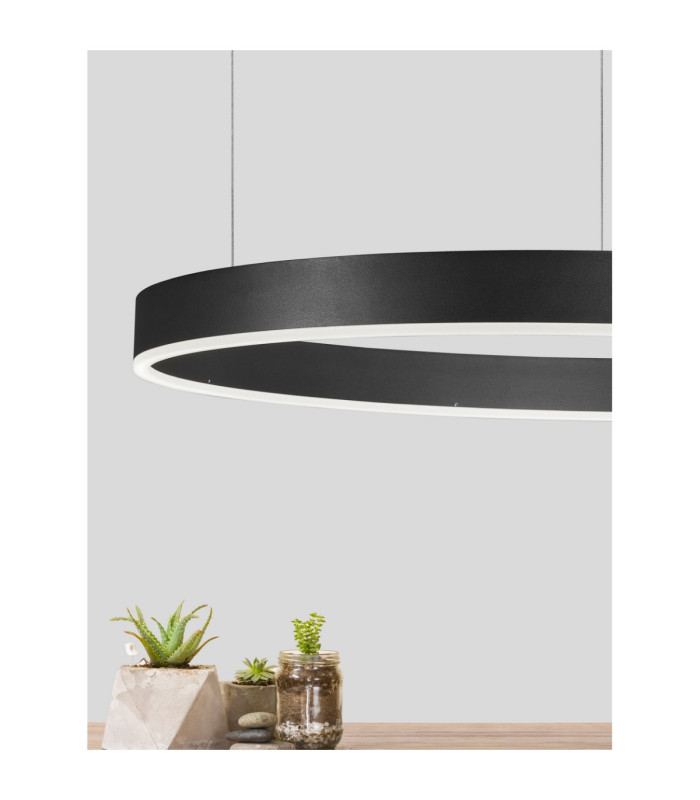 Motif Integrated LED Pendant Ceiling Light Sandy Black Dimmable LED 50W 3684lm-3