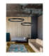 Motif Integrated LED Pendant Ceiling Light Sandy Black Dimmable LED 60W 4165lm-2