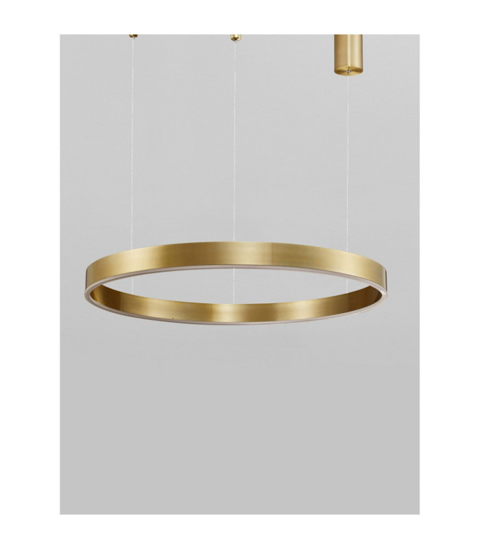 Motif Integrated LED Pendant Ceiling Light Brass Gold Dimmable LED 40W 2943lm-3