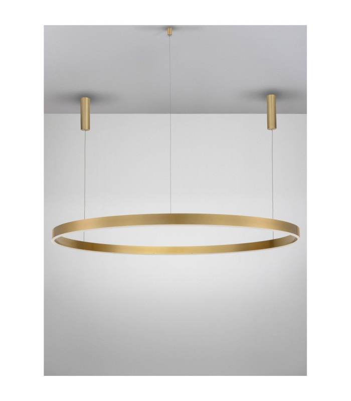 Motif Integrated LED Pendant Ceiling Light Brass Gold Triac Dimmable LED 80W 6000lm-2